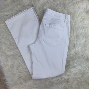 Ann Taylor Slim fit white jeans Size 6